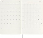 Kalendarz Moleskine 2025 12M rozmiar L (duży 13x21 cm) Dzienny Czarny Miękka oprawa (Moleskine Daily Notebook Diary/Planner 2025 Large Black Soft Cover) - 8056999270162