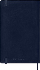 Kalendarz Moleskine 2025 12M rozmiar L (duży 13x21 cm) Dzienny Niebieski/Szafirowy Miękka oprawa (Moleskine Daily Notebook Diary/Planner 2025 Large Sapphire Blue Soft Cover) - 8056999270155