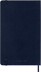 Kalendarz Moleskine 2025 12M rozmiar L (duży 13x21 cm) Dzienny Niebieski/Szafirowy Twarda oprawa (Moleskine Daily Notebook Diary/Planner 2025 Large Sapphire Blue Hard Cover) - 8056999270124