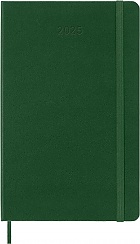 Kalendarz Moleskine 2025 12M rozmiar L (duży 13x21 cm) Dzienny Zielony Mirt Twarda oprawa (Moleskine Daily Notebook Diary/Planner 2025 Large Myrtle Green Hard Cover) - 8056999270766