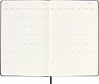 Kalendarz Moleskine 2025 12M rozmiar P (kieszonkowy 9x14 cm) Tygodniowy Czarny Twarda oprawa (Moleskine Weekly Notebook Diary/Planner 2025 Pocket Black Hard Cover) - 8056999270346