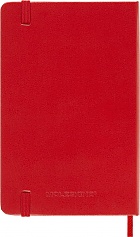 Kalendarz Moleskine 2025 12M rozmiar P (kieszonkowy 9x14 cm) Dzienny Czerwony/Szkarłatny Twarda oprawa (Moleskine Daily Notebook Diary/Planner 2025 Pocket Scarlet Red Hard Cover) - 8056999270209