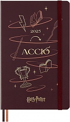 Kalendarz Moleskine 2025 12M Harry Potter Accio rozmiar L (duży 13x21 cm) Dzienny Bordowy Twarda oprawa (Moleskine Limited Edition Harry Potter Accio Daily Notebook/Planner 2025 Bordeaux Large Hard Cover) - 8056999272166