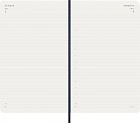 Kalendarz Moleskine 2026 12M rozmiar L (duży 13x21 cm) Dzienny Niebieski/Szafirowy Miękka oprawa (Moleskine Daily Notebook Diary/Planner 2026 Large Sapphire Blue Soft Cover) - 8056999274566