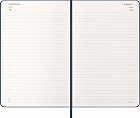 Kalendarz Moleskine 2026 12M rozmiar L (duży 13x21 cm) Dzienny Niebieski/Szafirowy Twarda oprawa (Moleskine Daily Notebook Diary/Planner 2026 Large Sapphire Blue Hard Cover) - 8056999274535