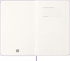 Kalendarz Moleskine 2026 12M rozmiar L (duży 13x21 cm) Dzienny Pastelowy Liliowy Twarda oprawa (Moleskine Daily Notebook Diary/Planner 2026 Large Pastel Lilac Hard Cover) - 8056999276416
