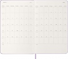 Kalendarz Moleskine 2026 12M rozmiar L (duży 13x21 cm) Dzienny Pastelowy Liliowy Twarda oprawa (Moleskine Daily Notebook Diary/Planner 2026 Large Pastel Lilac Hard Cover) - 8056999276416