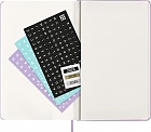 Kalendarz Moleskine 2026 12M rozmiar L (duży 13x21 cm) Dzienny Pastelowy Liliowy Twarda oprawa (Moleskine Daily Notebook Diary/Planner 2026 Large Pastel Lilac Hard Cover) - 8056999276416