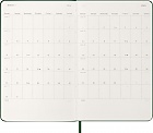 Kalendarz Moleskine 2026 12M rozmiar L (duży 13x21 cm) Dzienny Zielony Mirt Twarda oprawa (Moleskine Daily Notebook Diary/Planner 2026 Large Myrtle Green Hard Cover) - 8056999275570