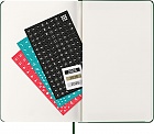Kalendarz Moleskine 2026 12M rozmiar L (duży 13x21 cm) Dzienny Zielony Mirt Twarda oprawa (Moleskine Daily Notebook Diary/Planner 2026 Large Myrtle Green Hard Cover) - 8056999275570