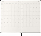 Kalendarz Moleskine 2026 12M rozmiar L (duży 13x21 cm) Tygodniowy Czarny Twarda oprawa (Moleskine Weekly Notebook Diary/Planner 2026 Large Black Hard Cover) - 8056999274689