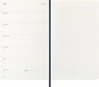 Kalendarz Moleskine 2026 12M rozmiar L (duży 13x21 cm) Tygodniowy Niebieski/ Szafirowy Miękka oprawa (Moleskine Weekly Notebook Diary/Planner 2026 Large Sapphire Blue Soft Cover) - 8056999274702