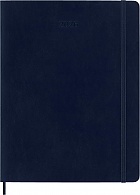 Kalendarz Moleskine 2026 12M rozmiar XL (bardzo duży 19x25 cm) Tygodniowy Niebieski Szafirowy Miękka oprawa (Moleskine Weekly Notebook Diary/Planner 2026 Extra Large Sapphire Blue Soft Cover) - 8056999275242