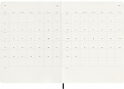 Kalendarz Moleskine 2026 12M rozmiar XL (bardzo duży 19x25 cm) Tygodniowy Czarny Miękka oprawa (Moleskine Weekly Notebook Diary/Planner 2026 Extra Large Black Soft Cover) - 8056999275266