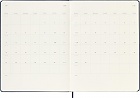 Kalendarz Moleskine 2026 12M rozmiar XL (bardzo duży 19x25 cm) Tygodniowy Niebieski Szafirowy Twarda oprawa (Moleskine Weekly Notebook Diary/Planner 2026 Extra Large Sapphire Blue Hard Cover) - 8056999275235
