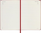 Kalendarz Moleskine 2026 12M rozmiar P (kieszonkowy 9x14 cm) Dzienny Czerwony/Szkarłatny Twarda oprawa (Moleskine Daily Notebook Diary/Planner 2026 Pocket Scarlet Red Hard Cover) - 8056999274610