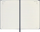 Kalendarz Moleskine 2026 12M rozmiar P (kieszonkowy 9x14 cm) Dzienny Niebieski/Szafirowy Twarda oprawa (Moleskine Daily Notebook Diary/Planner 2026 Pocket Sapphire Blue Hard Cover) - 8056999274597