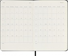 Kalendarz Moleskine 2026 12M rozmiar P (kieszonkowy 9x14 cm) Horyzontalny Tygodniowy Czarny Twarda oprawa (Moleskine Weekly Horizontal Diary/Planner 2026 Pocket Black Hard Cover) - 8056999275303