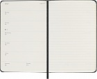 Kalendarz Moleskine 2026 12M rozmiar P (kieszonkowy 9x14 cm) Tygodniowy Czarny Twarda oprawa (Moleskine Weekly Notebook Diary/Planner 2026 Pocket Black Hard Cover) - 8056999274757
