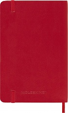 Kalendarz Moleskine 2026 12M rozmiar P (kieszonkowy 9x14 cm) Tygodniowy Czerwony/Szkarłatny Miękka oprawa (Moleskine Weekly Notebook Diary/Planner 2026 Pocket Scarlet Red  Soft Cover) - 8056999275228