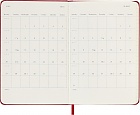 Kalendarz Moleskine 2026 12M rozmiar P (kieszonkowy 9x14 cm) Tygodniowy Czerwony/Szkarłatny Twarda oprawa (Moleskine Weekly Notebook Diary/Planner 2026 Pocket Scarlet Red Hard Cover) - 8056999274764