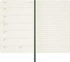 Kalendarz Moleskine 2026 12M rozmiar P (kieszonkowy 9x14 cm) Tygodniowy Zielony Mirt Miękka oprawa (Moleskine Weekly Notebook Diary/Planner 2026 Pocket Myrtle Green Soft Cover) - 8056999275556