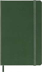 Kalendarz Moleskine 2026 12M rozmiar P (kieszonkowy 9x14 cm) Tygodniowy Zielony Mirt Twarda oprawa (Moleskine Weekly Notebook Diary/Planner 2026 Pocket Myrtle Green Hard Cover) - 8056999275549