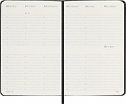 Kalendarz Moleskine 2026 12M rozmiar P (kieszonkowy 9x14 cm) Wertykalny Tygodniowy Czarny Twarda oprawa (Moleskine Weekly Vertical Diary/Planner 2026 Pocket Black Hard Cover) - 8056999275310