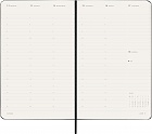 Kalendarz Moleskine 2026 12M PRO rozmiar L (duży 13x21 cm) Wertykalny Tygodniowy Czarny Twarda oprawa (Moleskine Weekly Vertical 2026 PRO Planner Large Black Hard Cover) - 8056999274658