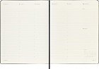 Kalendarz Moleskine 2026 12M PRO rozmiar XL (bardzo duży 19x25 cm) Wertykalny Tygodniowy Czarny Twarda oprawa (Moleskine Weekly Vertical 2026 PRO Planner Extra Large Black Hard Cover) - 8056999274665