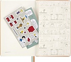 Kalendarz Moleskine 2026 12M Fistaszki Peanuts Snoopy rozmiar L (duży 13x21 cm) Tygodniowy Pomarańczowy Twarda oprawa (Moleskine Limited Edition Peanuts Weekly Notebook/Planner 2022 Large Orange Hard Cover) - 8056999277147