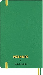 Kalendarz Moleskine 2026 12M Fistaszki Peanuts Charlie i Snoopy rozmiar L (duży 13x21 cm) Dzienny Zielony Twarda oprawa (Moleskine Limited Edition Peanuts Daily Notebook/Planner 2026 Large Green Hard Cover) - 8056999277154