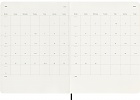 Kalendarz Moleskine 2027 12M rozmiar XL (bardzo duży 19x25 cm) Tygodniowy Czarny Miękka oprawa (Moleskine Weekly Notebook Diary/Planner 2027 Extra Large Black Soft Cover) - 8056999279660