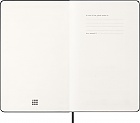 Kalendarz Moleskine 2027 12M rozmiar L (duży 13x21 cm) Dzienny Czarny Twarda oprawa (Moleskine Daily Notebook Diary/Planner 2027 Large Black Hard Cover) - 8056999279363