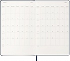 Kalendarz Moleskine 2027 12M rozmiar L (duży 13x21 cm) Dzienny Niebieski/Szafirowy Twarda oprawa (Moleskine Daily Notebook Diary/Planner 2027 Large Sapphire Blue Hard Cover) - 8056999279356