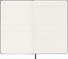 Kalendarz Moleskine 2027 12M rozmiar L (duży 13x21 cm) Horyzontalny Tygodniowy Czarny Twarda oprawa (Moleskine Weekly Horizontal Notebook Diary/Planner 2027 Large Black Hard Cover) - 8056999279677
