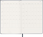 Kalendarz Moleskine 2027 12M rozmiar L (duży 13x21 cm) Tygodniowy Niebieski/ Szafirowy Twarda oprawa (Moleskine Weekly Notebook Diary/Planner 2027 Large Sapphire Blue Hard Cover) - 8056999279493