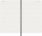 Kalendarz Moleskine 2027 12M rozmiar L (duży 13x21 cm) Miesięczny Czarny Miękka oprawa (Moleskine Monthly Diary/Planner 2027 Large Black Soft Cover) - 8056999279721