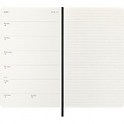 Kalendarz Moleskine 2027 12M rozmiar L (duży 13x21 cm) Tygodniowy Czarny Miękka oprawa (Moleskine Weekly Notebook Diary/Planner 2027 Large Black Soft Cover) - 8056999279547