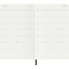 Kalendarz Moleskine 2027 12M rozmiar L (duży 13x21 cm) Tygodniowy Czarny Miękka oprawa (Moleskine Weekly Notebook Diary/Planner 2027 Large Black Soft Cover) - 8056999279547
