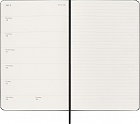 Kalendarz Moleskine 2027 12M rozmiar L (duży 13x21 cm) Tygodniowy Czarny Twarda oprawa (Moleskine Weekly Notebook Diary/Planner 2027 Large Black Hard Cover) - 8056999279509