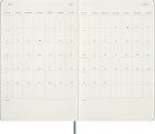 Kalendarz Moleskine 2027 12M rozmiar L (duży 13x21 cm) Tygodniowy Szałwiowa Zieleń Twarda oprawa (Moleskine Weekly Notebook Diary/Planner 2027 Large Sage Green Hard Cover) - 8056999279165