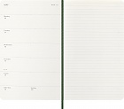 Kalendarz Moleskine 2027 12M rozmiar L (duży 13x21 cm) Tygodniowy Zielony Mirt Miękka oprawa (Moleskine Weekly Notebook Diary/Planner 2027 Large Myrtle Green Soft Cover) - 8056999279950