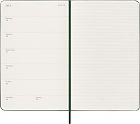Kalendarz Moleskine 2027 12M rozmiar L (duży 13x21 cm) Tygodniowy Zielony Mirt Twarda oprawa (Moleskine Weekly Notebook Diary/Planner 2027 Large Myrtle Green Hard Cover) - 8056999279943