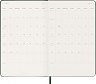 Kalendarz Moleskine 2027 12M rozmiar L (duży 13x21 cm) Tygodniowy Zielony Mirt Twarda oprawa (Moleskine Weekly Notebook Diary/Planner 2027 Large Myrtle Green Hard Cover) - 8056999279943