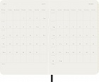 Kalendarz Moleskine 2027 12M rozmiar P (kieszonkowy 9x14 cm) Dzienny Czarny Miękka oprawa (Moleskine Daily Notebook Diary/Planner 2027 Pocket Black Soft Cover) - 8056999279455
