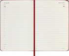 Kalendarz Moleskine 2027 12M rozmiar P (kieszonkowy 9x14 cm) Dzienny Czerwony/Szkarłatny Twarda oprawa (Moleskine Daily Notebook Diary/Planner 2027 Pocket Scarlet Red Hard Cover) - 8056999279431