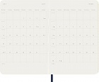 Kalendarz Moleskine 2027 12M rozmiar P (kieszonkowy 9x14 cm) Dzienny Niebieski/Szafirowy Miękka oprawa (Moleskine Daily Notebook Diary/Planner 2027 Pocket Sapphire Blue Soft Cover) - 8056999279448