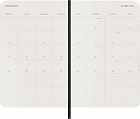 Kalendarz Moleskine 2027 12M rozmiar P (kieszonkowy 9x14 cm) Miesięczny Czarny Miękka oprawa (Moleskine Monthly Diary/Planner 2027 Pocket Black Soft Cover) - 8056999279738
