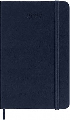 Kalendarz Moleskine 2027 12M rozmiar P (kieszonkowy 9x14 cm) Tygodniowy Niebieski/Szafirowy Twarda oprawa (Moleskine Weekly Notebook Diary/Planner 2027 Pocket Sapphire Blue Hard Cover) - 8056999279561